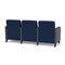 Lesro Siena Lounge Reception 3 Seat Tandem Seating, Black, MD Ink Back, MD Ink Seat, RS Echo Arm Panels SN3103 - alternate 3